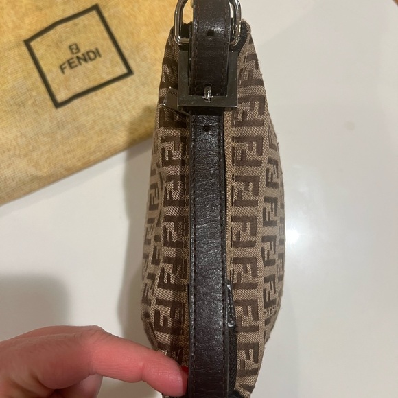 Adorable vintage mini Fendi Zucca Zucchino bag - Picture 3 of 17